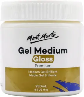 Mamd0014 Mont Marte Premium Gel Medium Gloss 8.5oz 8.5 Fl Oz Pack Of 1