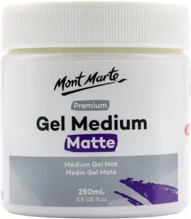 Mamd0015 Mont Marte Premium Gel Medium Matte 8.5oz 8.5 Fl Oz Pack Of 1