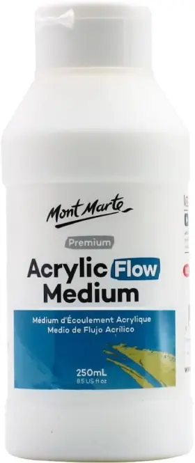 Mamd2501 Mont Marte Premium Acrylic Flow Medium 8.45oz 8.5 Fl Oz Pack Of 1 Assorted