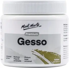 Mmar23789 Mont Marte Premium Gesso Universal Primer 16.9 Fl Oz Pack Of 1 White