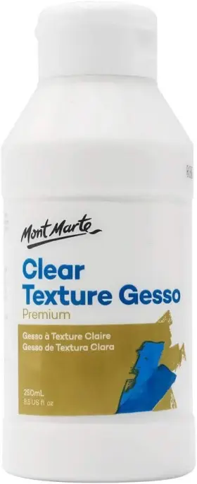 Mpa2502 Mont Marte Premium Clear Texture Gesso 8.5 Fl Oz Pack Of 1 Charcoal