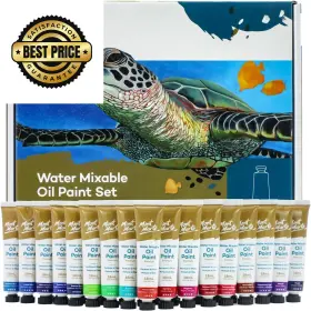 Mpow3618 Mont Marte Water-soluble Oil 0.63 Fl Oz Pack Of 36 Colors