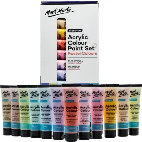 Mscp1236 Mont Marte Acrylic Colour Pastel Paint Set 1.22 Fl Oz Pack Of 1