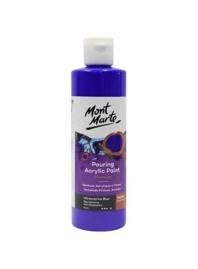 Pmpp0018 Mont Marte Premium Pouring Acrylic 8.12 Fl Oz Pack Of 1 Ultramarine Blue