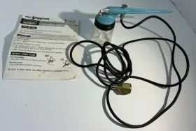 6344-a Montgomery Ward Estate Vintage Wards Teal Mini Airbrush Set Model Qbf