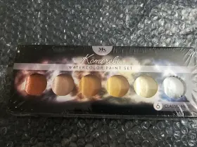 Mozart Supplies 711841601515 Komorebi Metallic Watercolor Paint Set Of 5 Shimmery Premium Colors P #2