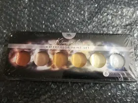 Mozart Supplies 711841601515 Komorebi Metallic Watercolor Paint Set Of 5 Shimmery Premium Colors P
