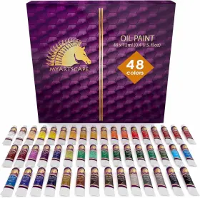 Myartscape 711274465296 Artist Paint Oil 0.4 Fl Oz Pack Of 48 Set X 12ml