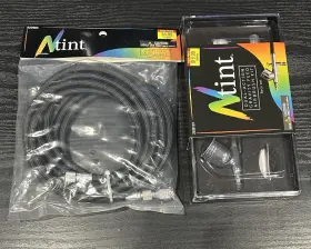 N Tint Hls80994 Dual Action Gravity Air Brush Kit With Braided Hose