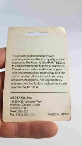012-001 Nakoda / Medea Air System 1/4 Inch Male-to-male Fitting Code # Brand New Oem #3