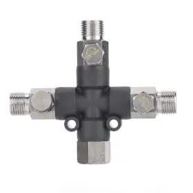 Naroote 784911260806 Airbrush Air Hose Quick Disconnect Coupler Splitter Manifold 1/8 Thr