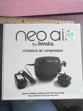 Is30up Neo For Iwata Air Compact Mini Airbrush Compressor Is 30 Up - New Open Box