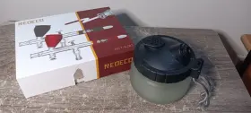Nct-sj83 Neoeco Used Sj83 Airbrush With Air Brush Cleaning Pot Cosmetic Stains