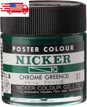 Pcb037 Nicker Knicker Poster Color 40ml 37 Chrome Green 3