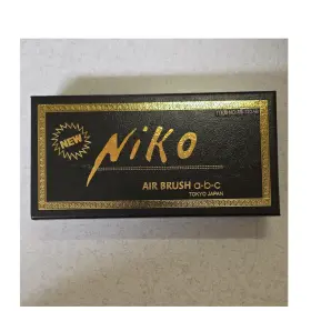 Niko Ab-122ab Airbrush A-b-c Silver Set With Dropper Connector Needle