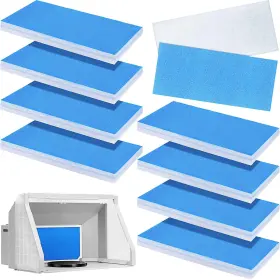 Nuenen 313033229226 8 Pieces Air Filter For Paint Booth And Airbrush Spray