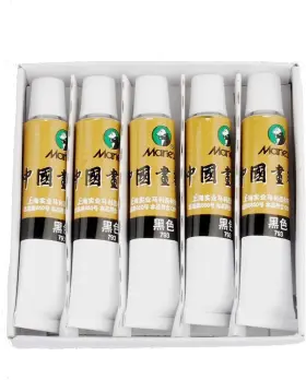 Nwfashion 614134928378 12ml Chinese Painting Color Tubes 1 Fl Oz Pack Of Black