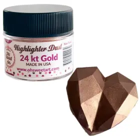 Oh Sweet Art 644558499970 24 Karat Gold Highlighter Dust 7 Grams Net