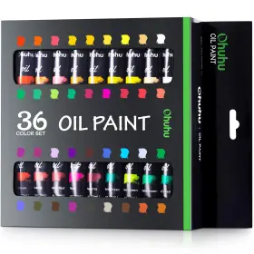 Ohuhu Oh-gw2t77r26u7 Oil Paint Set 36 Oil-based Colors 1 Count Pack Of 36-color