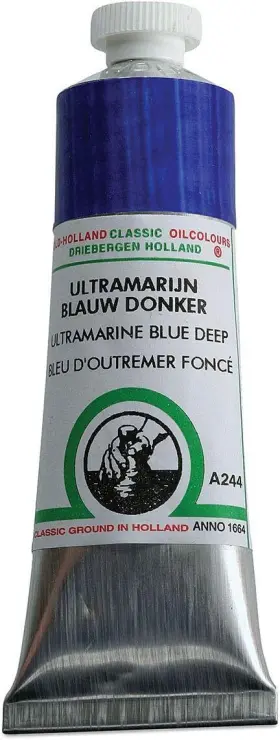 Oldoil40-a244 Old Holland Classic Oil Colours Ultramarine Blue Deep 40 Ml Tube