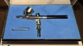 Hp-100c Olympos Aerografo Airbrush Hp 100c Handpiece As Found Made In Japan