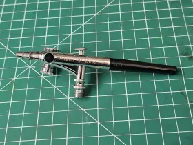 Hp-100sb Olympos Airbrush In Very Nice Working Condition