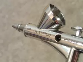Mp-200b Olympos Micron Vintage Airbrush Made In Japan Estate Item #3