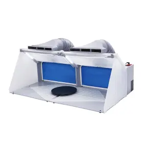 Ophir 602430681288 2 Sets Of Airbrush Spray Booth Kit With 6 Led Lights And Exhaust Exte