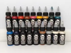 Ophir 722970369474 18 Colors Set Airbrush Temporary Body Art Tattoo Paint Ink 30ml New
