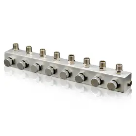 Ophir 726673258196 Airbrush 8 Way Hose Splitter Air Manifold Fittings With 9x 1/8 Male