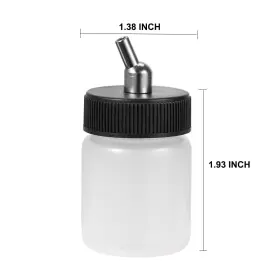 Ophir 742010378471 10x 22cc Dual Action Airbrush Plastic Bottle Jars Professional Paint Cu #2