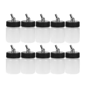 Ophir 742010378471 10x 22cc Dual Action Airbrush Plastic Bottle Jars Professional Paint Cu #3