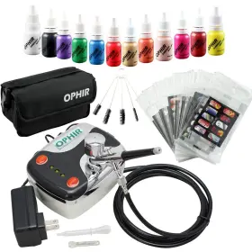 Ophir 742010380832 Nail Airbrush Kit 0.3mm For Nails With Sten
