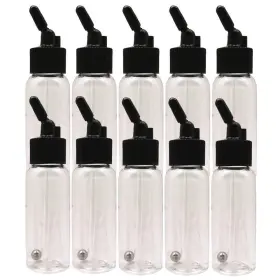 Ophir 769638637131 Brand Box Of 1.07-ounce 30ml Plastic Bottles Jars Lid Adapter Dual-action Si