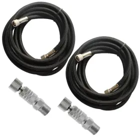 Ophir 769638637476 2 Sets Of Airbrush 10ft/3m Nylon Braided Air Hose With Quick Disconn