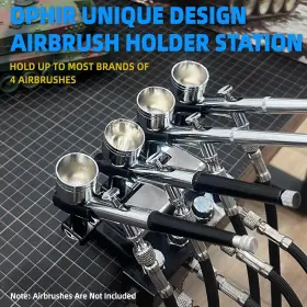 Ophir 769638637537 Airbrush Holder Station With 4 Splitters Manifold That Can Hold Up To #2