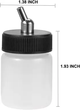 Ac020-10x Ophir 10x 22cc Dual Action Airbrush Plastic Bottle Jars Professional Paint Cup #2