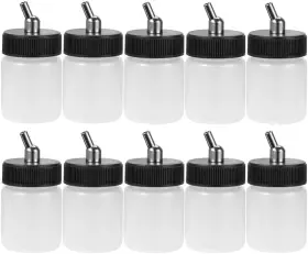 Ac020-10x Ophir 10x 22cc Dual Action Airbrush Plastic Bottle Jars Professional Paint Cup #3