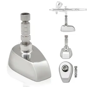 Ac051-4x Ophir Set Of 4 Silver Airbrush Display Holder Station Baseportable Desktop