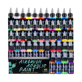 Ta005 Ophir 1-48 Airbrush Paint 50 Bottles Of Model Air Brush Set Water-based Op