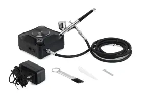 Orcair 756014952889 Powerful 40psi Adjustable Output Airbrush Kit Dual Action Multi-function Air #2