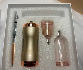 X003kwjp9n Oxygen Airbrush Kit With Compressor 22-36psi Portable Gun Rechargeable #2