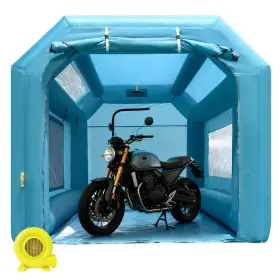 Ozis B0fnwfmdvy 10.8x8.2x7.2ft Inflatable Paint Booth Air Filter System Portable Spray