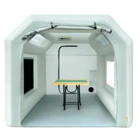 Ozis Oz-jbpb-3.3x2.5x2.2m 10.8x8.2x7.2ft Inflatable Paint Booth With Blower And Air Filter System Porta