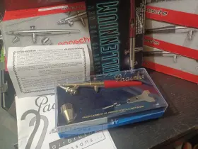 Paasche 026614000274 Vintage Airbrush Kit Type H. New In Box Factory Seal. Except 1 For Pix