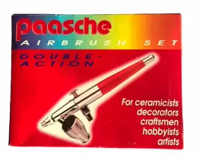 Paasche 026614000526 Airbrush Double Action Vl Set Instructions 2 Extra Needles - No Air Caps