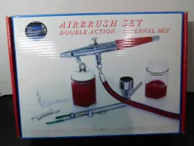 P-221 Paasche 026614000533 Vls Airbrush Set. Used For Parts Please Read Description