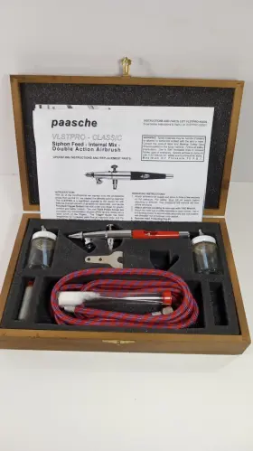 Paasche 026614137222 Airbrush Vlstpro-classic Set With Box