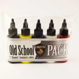2-ounces Paasche 026614155356 Airbrush Extreme Air Paint 5 Pack - Bottles Of Black White Red Bl #3