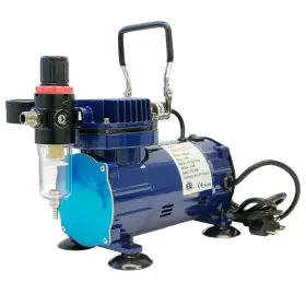 D500sr Paasche 026614165799 1/5 Hp Compressor With Auto Shutoff Regulator And Moisture Trap Blue #3